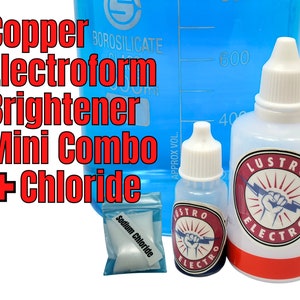 Electroform Brightener Part A / Leveling Agent Part B Special Combo MINI Part B Chloride pack Copper Plating Brightener image 1