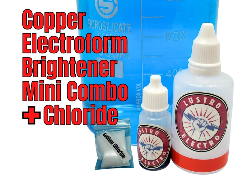 Electroform Brightener Part A / Leveling Agent Part B Special Combo MINI Part B Chloride pack Copper Plating Brightener image 1