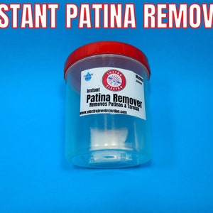 Eliminador instantáneo de pátina y deslustre. Solo agregue agua.