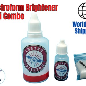 Abrillantador Electroform Parte A / Agente nivelador Parte B Combo especial MINI Parte B + Paquete de cloruro Abrillantador para recubrimiento de cobre