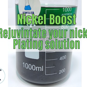 Nickel Boost, Rejuvinate & Increase Volume oF Your OLD Nickel Plating Solution, Ships Dry. Low Cost, Ships Anywhere EZ 2 Use, Just Add Water