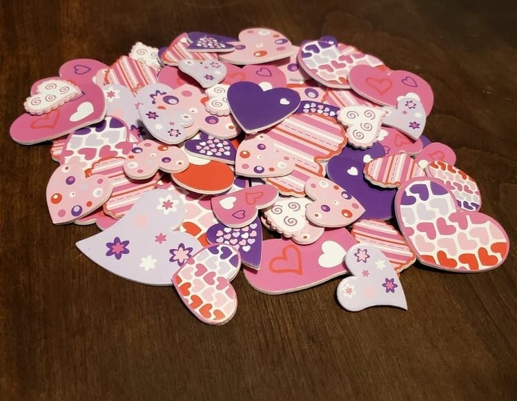 Valentine's Day Mixed Heart Foam Stickers, 120ct. by Creatology