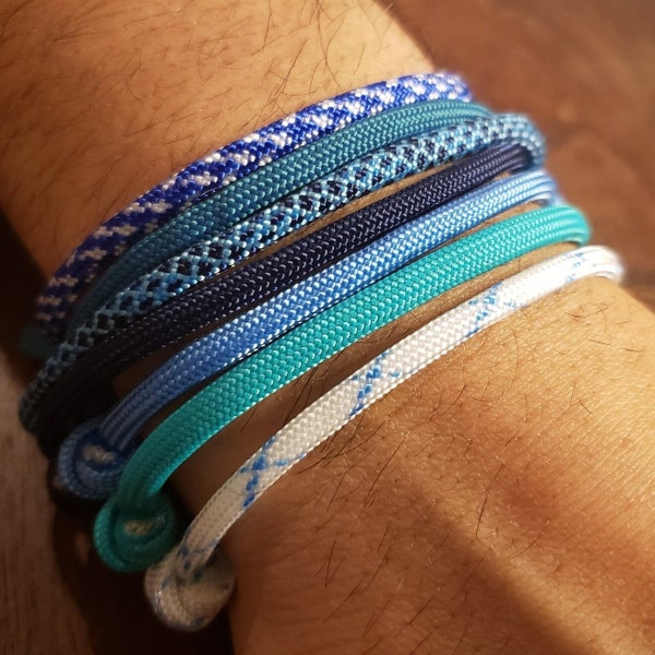 Ocean Collection Pack (Set of 7) | Adjustable Paracord Bracelet Pack | 550 Paracord Bracelets