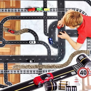 Rolls of Train Tape or Road Tape Indoor Race Track Indoor Train