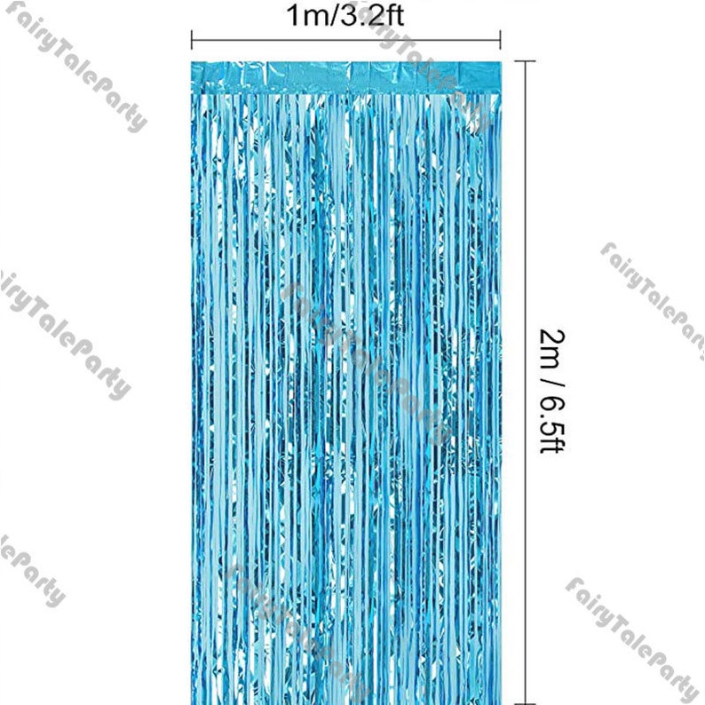 Kit de arco de guirnalda de globos con copos de nieve de color azul y morado, globos de látex con confeti para niños, suministros de decoración para fiestas temáticas de Frozen, 97/110 piezas 2 Set Curtain