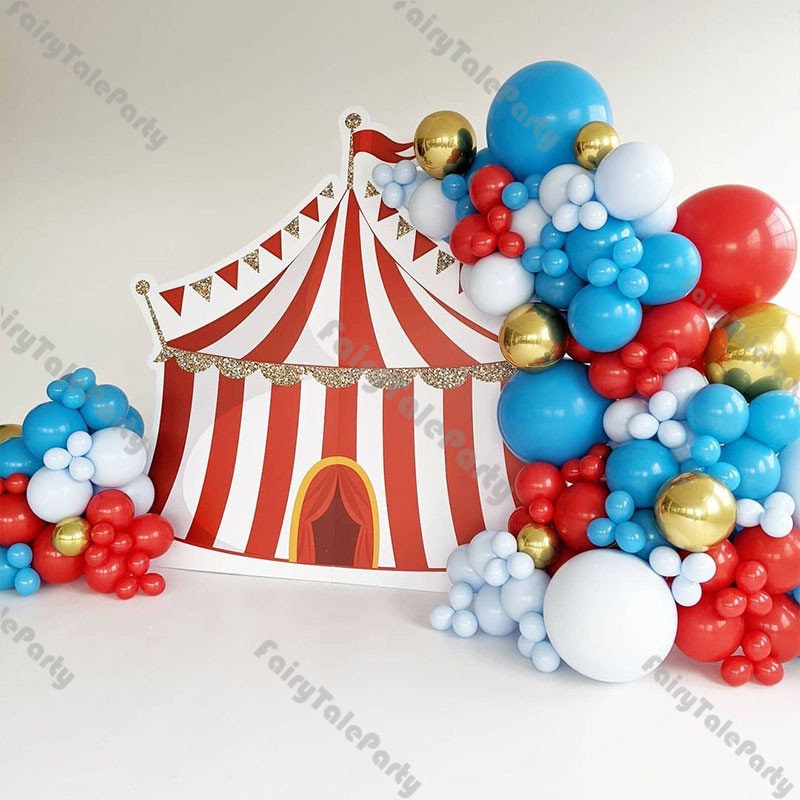 152pcs Gender Reveal Balloon Arch Party Supplies Red Blue Balloon Garland Arch Kit White Gold 4D Globos Birthday Party Decoration Backdrop