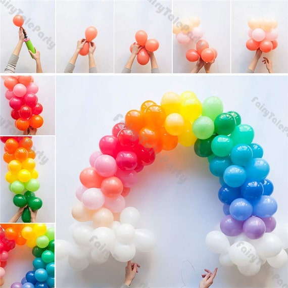 107pcs, Diy Pastel Rainbow Balloons Garland Kit, Birthday Decor, Holiday  Decor, Home Decor, School Indoor And Outdoor Decoration, Handicraft Class  Needs, Today's Best Daily Deals