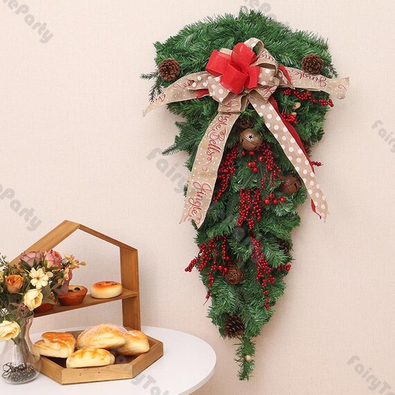 Weihnachtskrnze | Beerenkranz zum Aufhngen | DIY Kranz Kits | Krnze &  Trschmuck | Knstliche Beerenkranz-Geschenke, Haustrkrnze - Etsy  sterreich