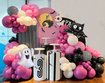 Ballons Fantômes Et étoiles Oranges Et Noires