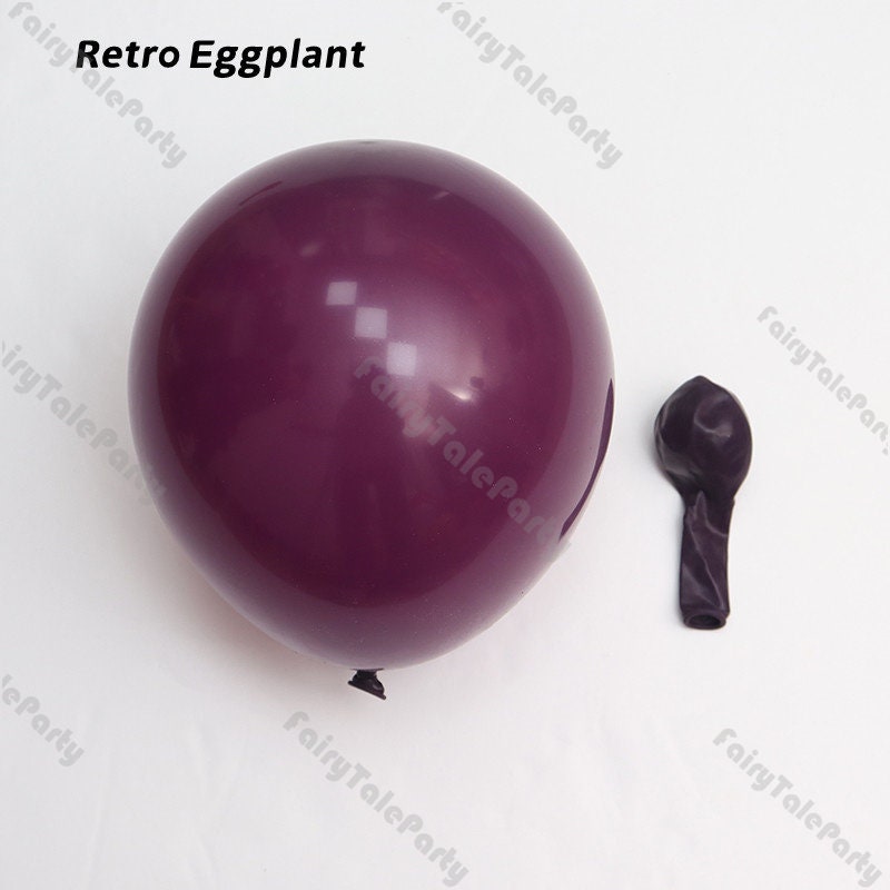 121pcs Retro Eggplant Rose Pink Balloon Garland Kit Violet Etsy