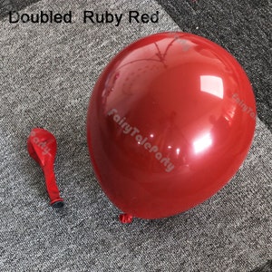 134pcs Ruby Red Wedding Balloon Garland Arch Decoration Dusty Pink ...