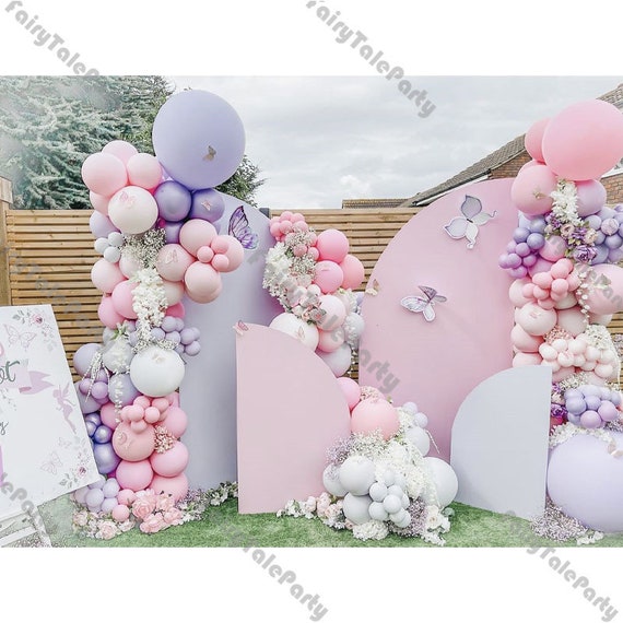 Pastel Balloons 115 Pcs Pastel Balloon Garland Kit Different Sizes 5 10 12  18 Inch Pastel Rainbow Balloons For Baby Shower Wedding Party Decorations