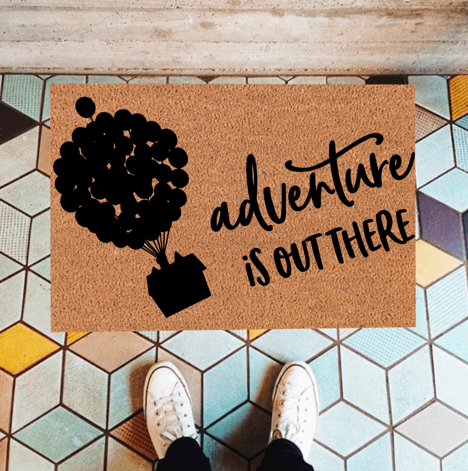 Disneys UP Door Mat Etsy