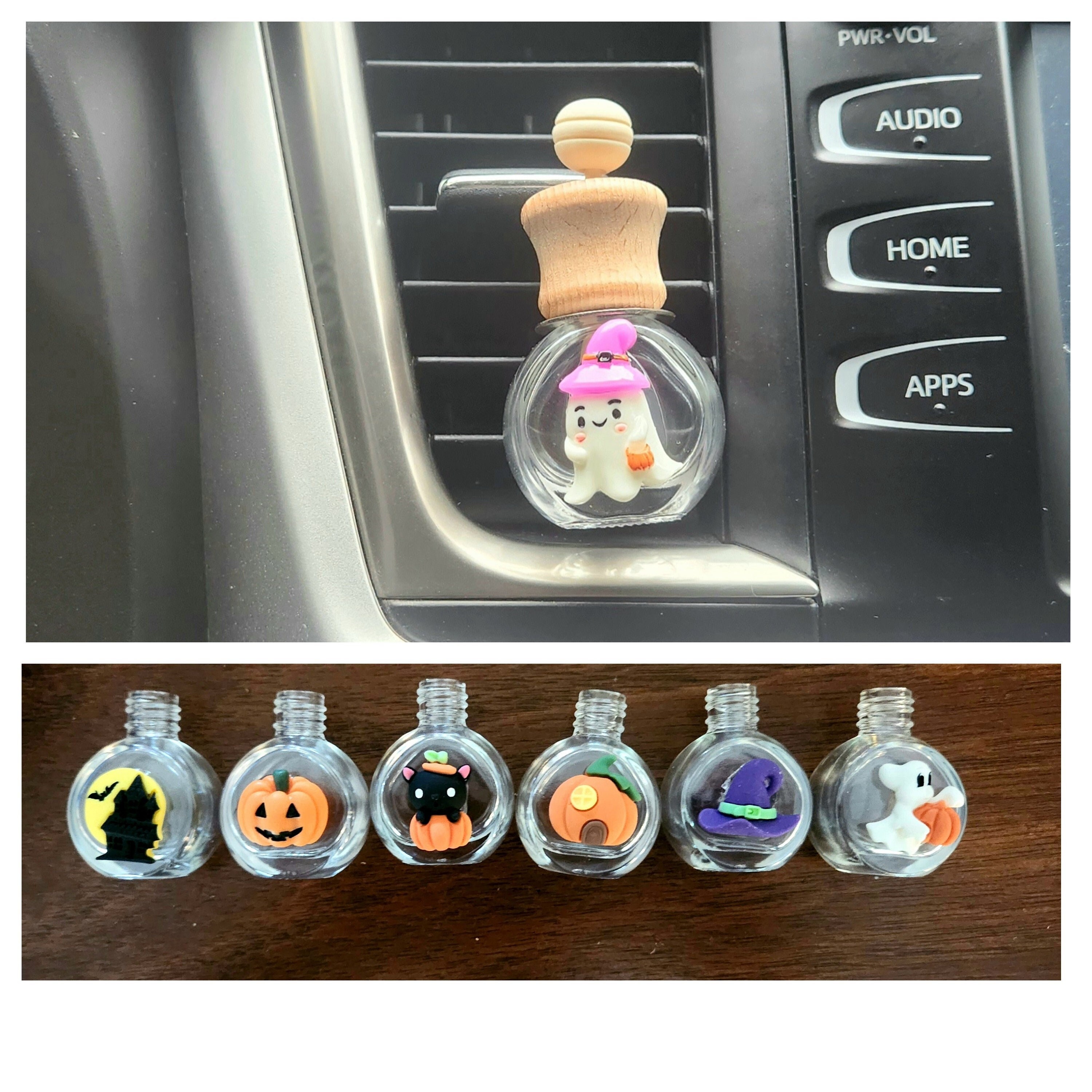  Car Diffuser Vent Clip,2pcs Owl Cute Car Air Freshener,Bling  Crystal Car Air Vent Clip Charms Car fresheners for Women (Black,Gray) :  Automotive