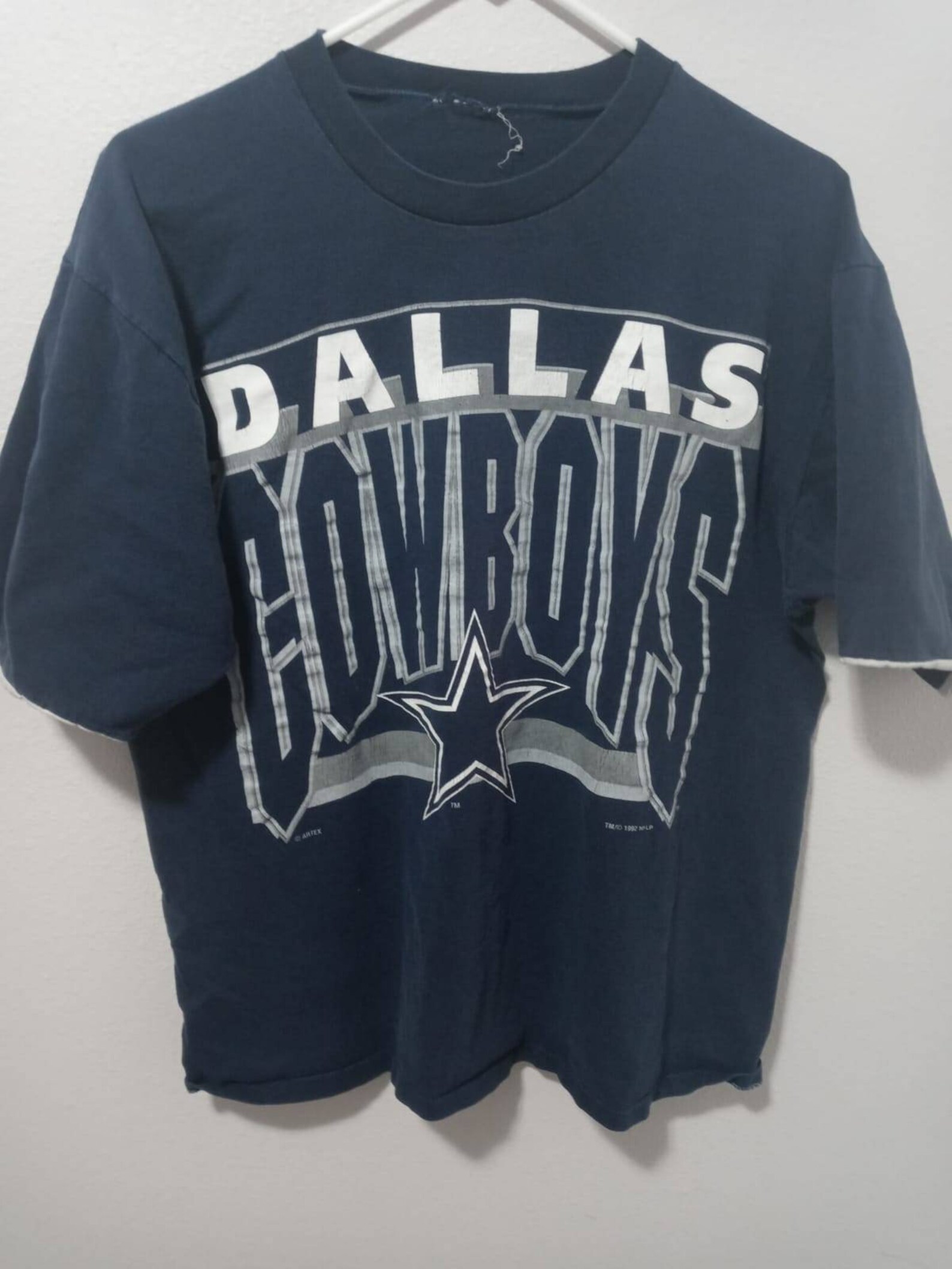 Dallas cowboy t shirt 1992 | Etsy