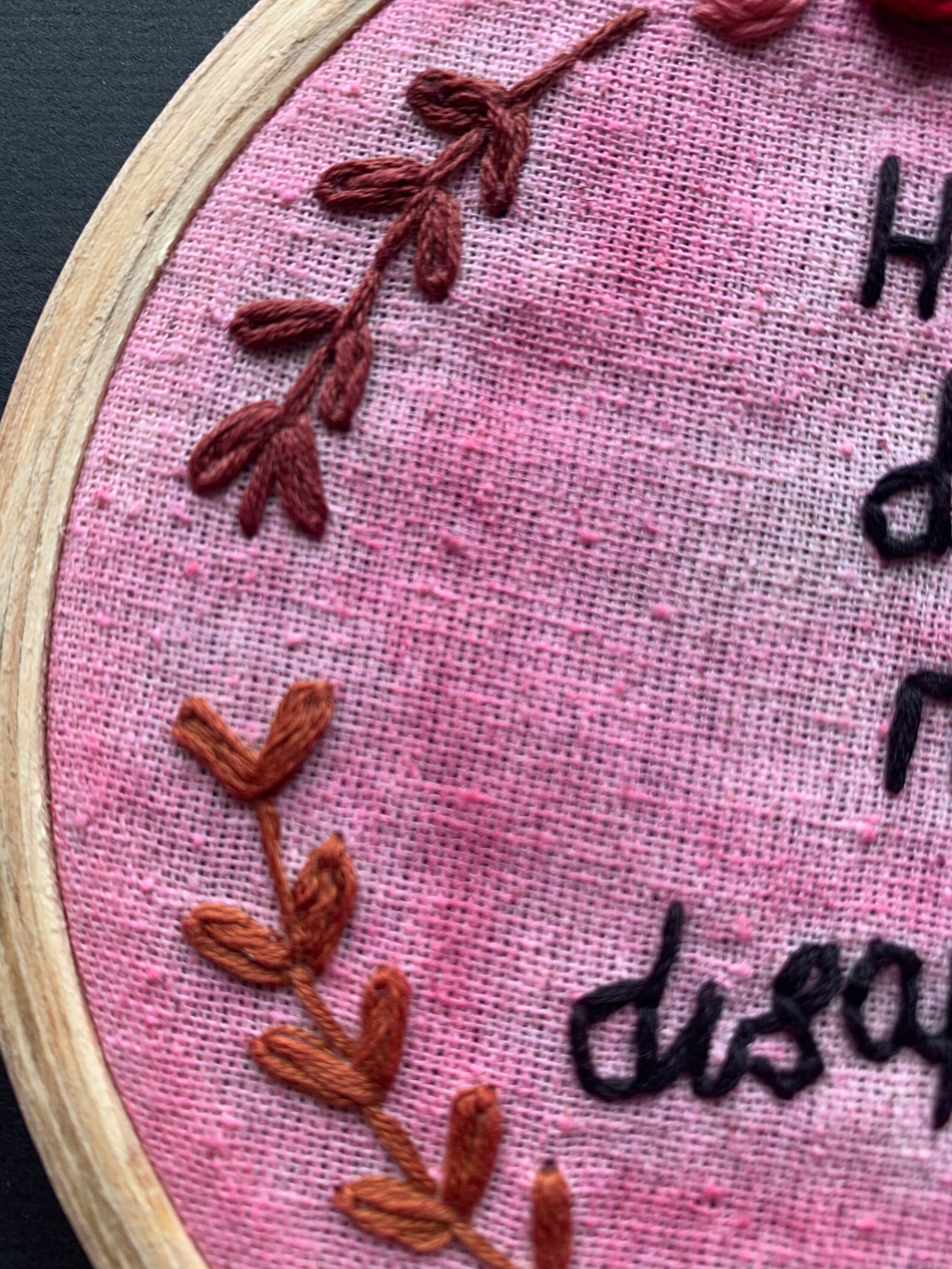 Hope embroidery hoop art wall hanging / room decor Etsy