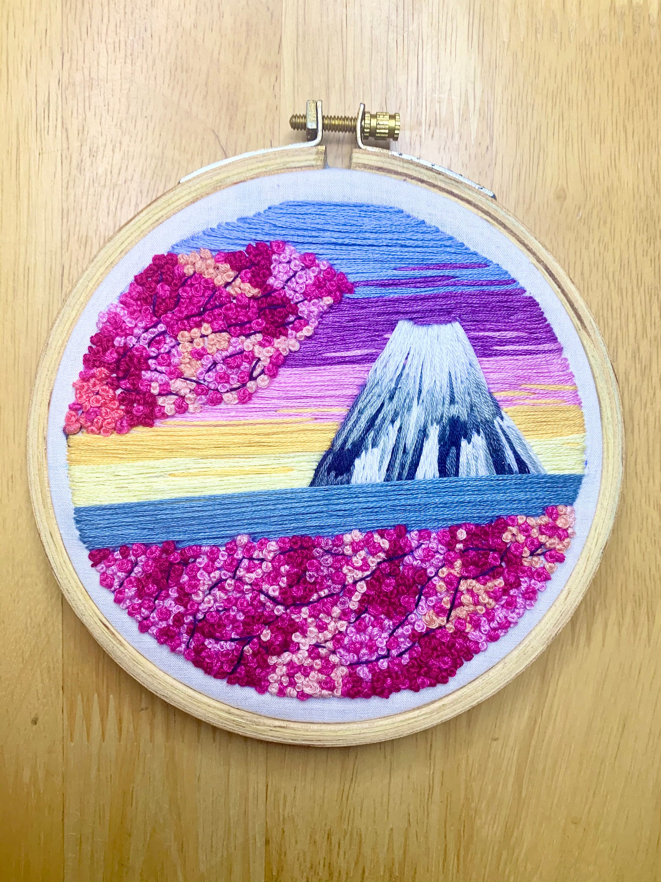 Mount Fuji Embroidery Mount Fuji Embroidery