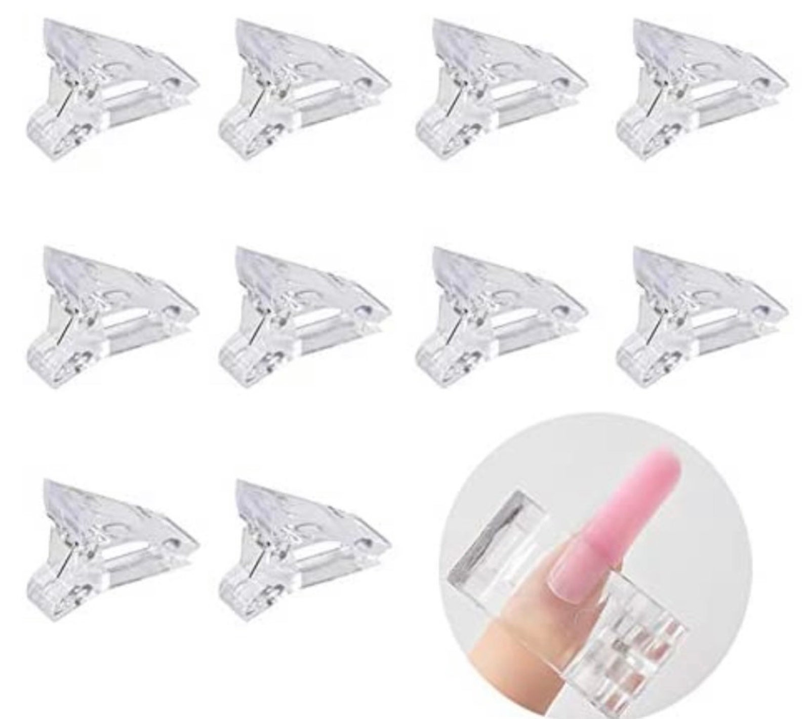 2 Nail tip clips Etsy