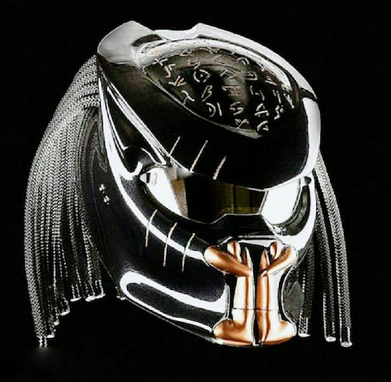 Buy The Best Seller, Custom Predator Helmet Black Gold Fang for