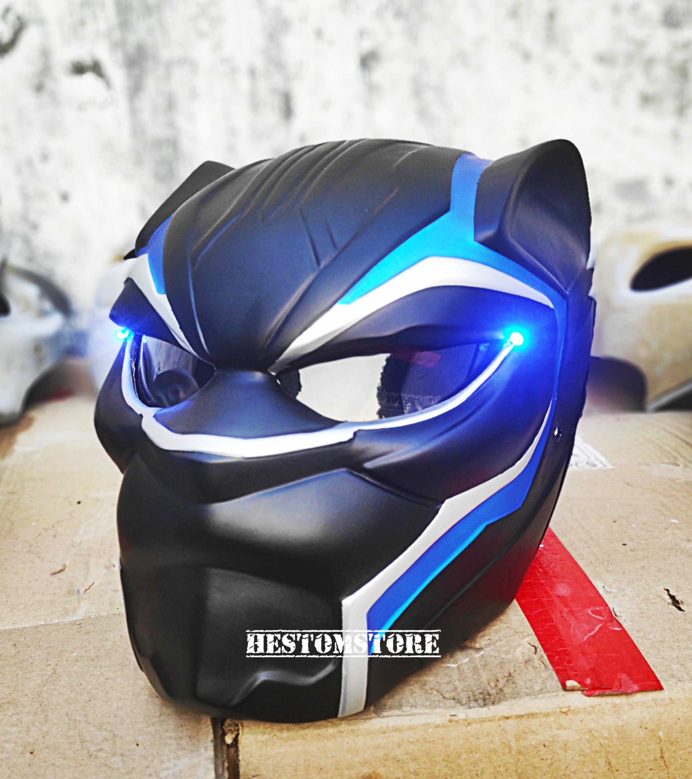 Melting Tightly race New Arrival Black Panther Helmet Custom for Motorcycle - Etsy