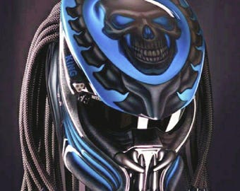 バーサーカー プレデター バイクヘルメット カスタム DOT および