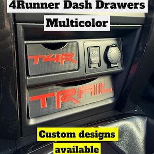 5th Gen 4Runner (2014-2024 SR5, TRD OR, TRD Pro) Console Cubby Drawer - Set of 2