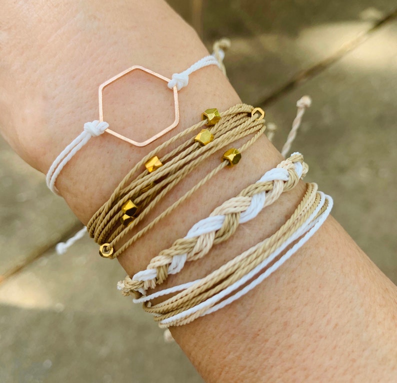 Pura Vida Inspired Bracelets Gold Pura VIda Bracelet Set Etsy