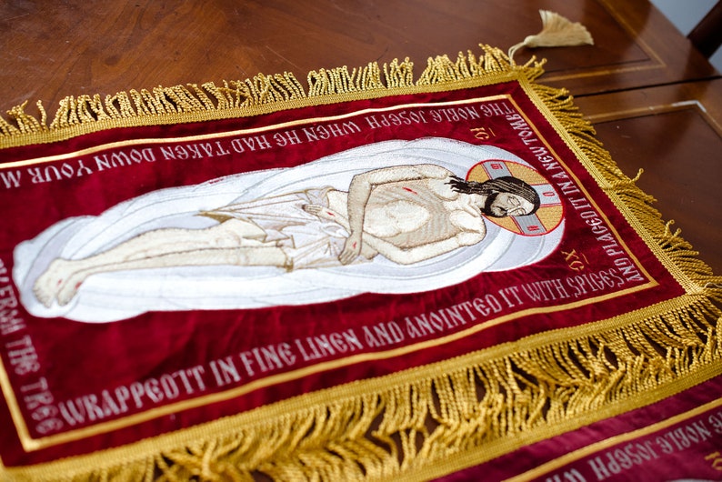 greek orthodox burial shroud greek orthodox burial shroud