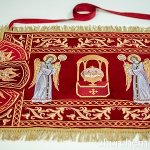 Fully Embroidered Beautiful Premium Quality Chalice Covers et for Orthodox Church