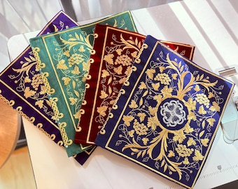 Cubierta de libro del Evangelio totalmente bordada en cualquier tamaño y color