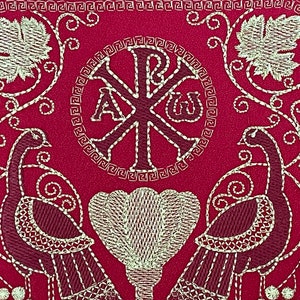 fully embroidered orthodox church eileiton cover for antimins