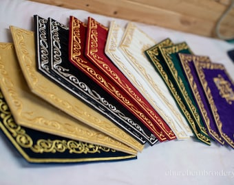 Cross Napkin Set for the Holy Table - 14 Items in All Colors