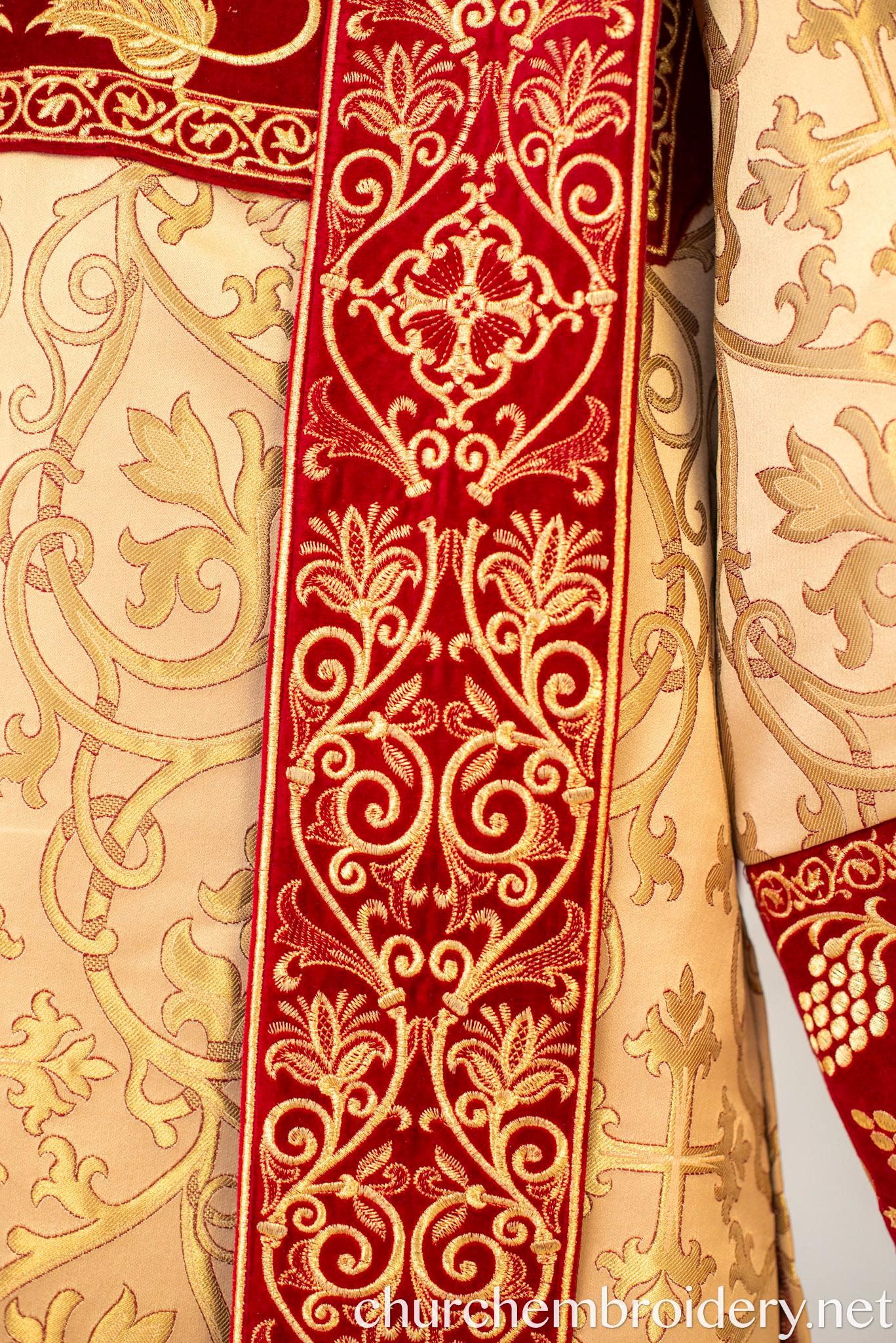 Protodeacon Fully Embroidered Orthodox Deacon Protodeacon Vestments Set - Etsy