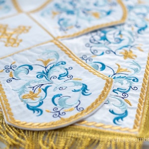 Fully embroidered Beutiful Premium Quality Chalice Covers Set for Orthodox Church Church