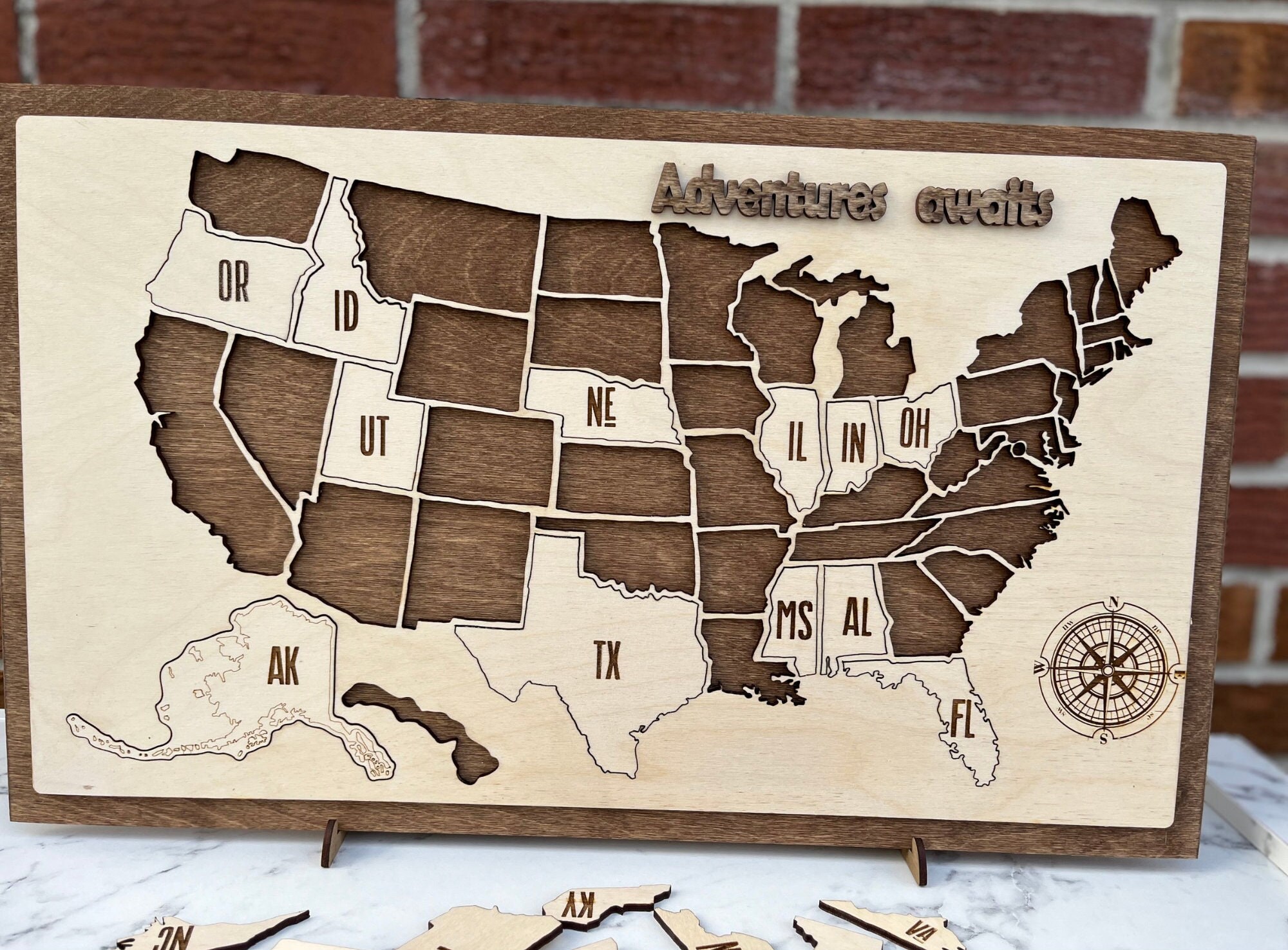 Travel Map U S Map Puzzle Personalized - Il Fullxfull.5797492903 5bdw 