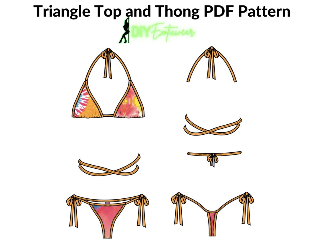 Stripper Sewing Patterns, Lingerie PDF Patterns, Rave Digital Patterns –  diyexoticwear