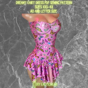 Rave Sewing Pattern, Stripper Sewing Pattern, Exotic Dancewear, stripper outfit