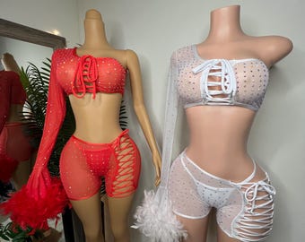 Ropa de baile exótica, trajes de stripper, atuendos rave, moda de festival