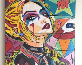 Oryginalne dzieło sztuki ulicznej „Harley Pop”