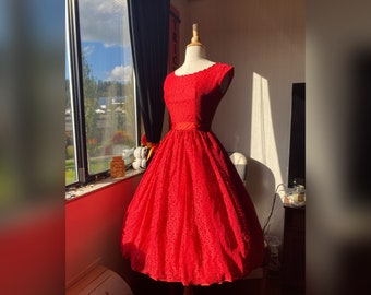1950 style christmas dress