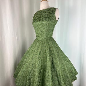 Emerald Green Vintage Dress