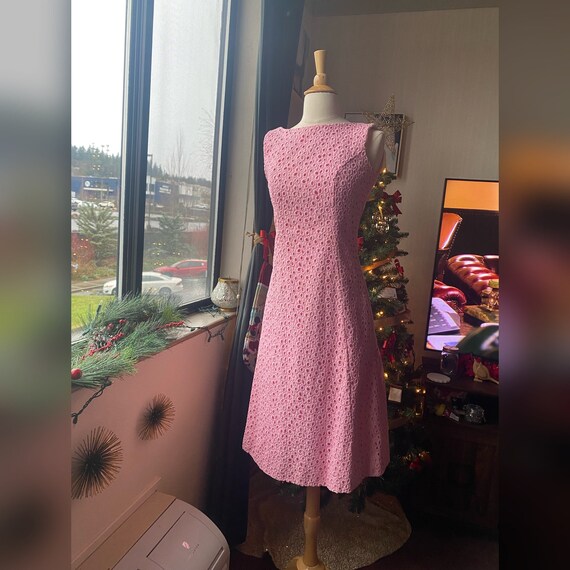 1960s Barbie Pink Eyelet Dress - Etsy