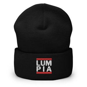 LUMPIA Cuffed Beanie - Funny Filipino - Pinoy - Pinay - Phillippines - Filipino American - Rap Parody - Tagalog - Christmas - Gift