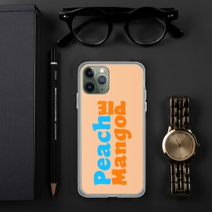 Peach Mango Pie iPhone Case - Pinoy - Pinay - Funny Filipino Design - Filipino Christmas Gift - Fast Food Dessert - Filipino Accessory