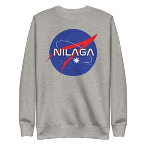Filipino Sweatshirt Nilaga Premium Unisex/Men&#39;s  - Funny Filipino Clothing - Pinoy - Pinay - Phillippines - Filipino American - Space Parody