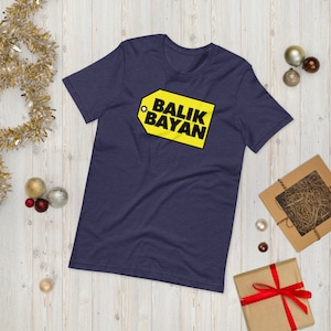 BalikBayan Premium T-Shirt Unisex/Uomini - Abbigliamento Divertente - Pinoy - Pinay - Phillippines - Filippina Americana - Esperienza Elettronica Negozio Parodia