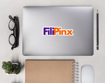 Filipinx Sticker Bubble-Free - Filipino - Funny Filipino - Pinoy - Pinay - Phillippines - Filipino American - Post Service Parody