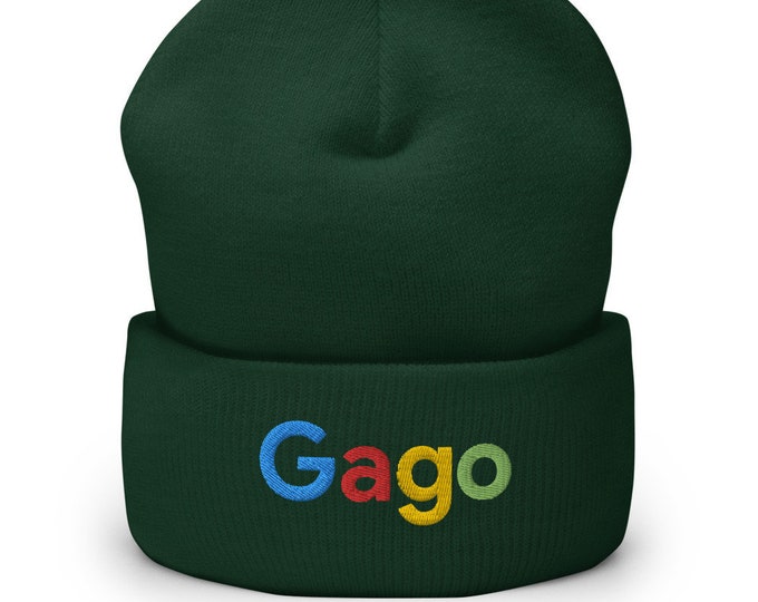 Filipino Gago Cuffed Beanie - Filipino - Funny Filipino Gift - Pinoy - Pinay - Phillippines - Filipino American - Tagalog - Filipina