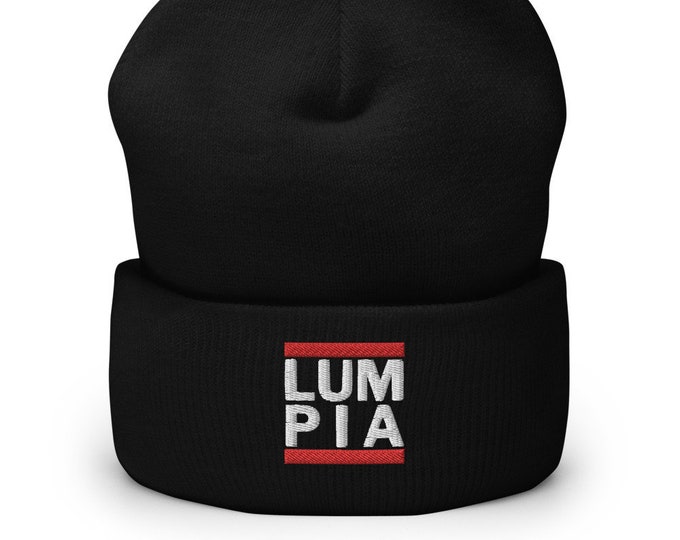 LUMPIA Cuffed Beanie - Funny Filipino - Pinoy - Pinay - Phillippines - Filipino American - Rap Parody - Tagalog - Christmas - Gift