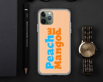 Peach Mango Pie iPhone Case - Pinoy - Pinay - Funny Filipino Design - Filipino Christmas Gift - Fast Food Dessert - Filipino Accessory